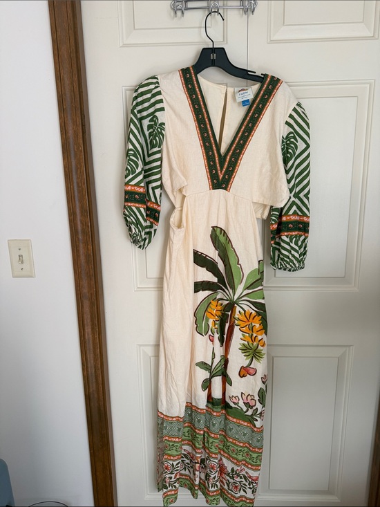 FARM Rio Dresses & Skirts - Palm-Print Maxi Dress